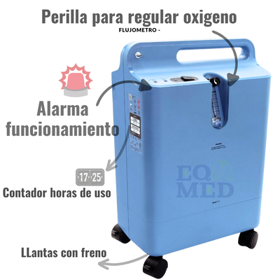 Concentrador De Oxígeno 5 Litros Everflo Philips Respironics