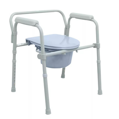 Silla Comodo Aumento WC Baño Portatil Adulto Plegable