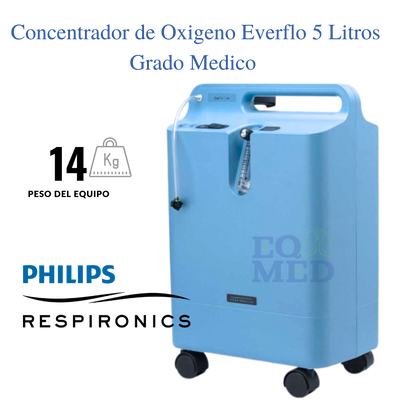 Concentrador De Oxígeno 5 Litros Everflo Philips Respironics