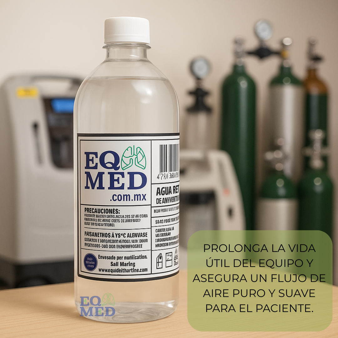 Agua Bidestilada 6 Pc De 1 Lt Desmineralizada Desionizada
