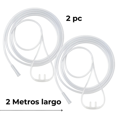 Vaso Humificador  + Adaptador + Agua Destilada+ 2 Canula 2m