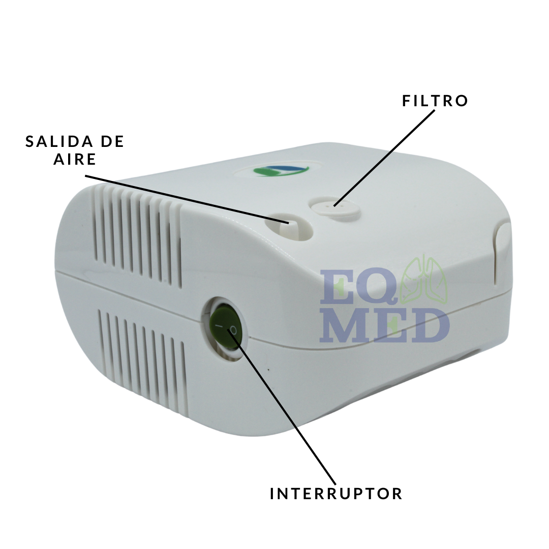 Nebulizador Compresor  Adulto/infantil Accesorios Silencioso