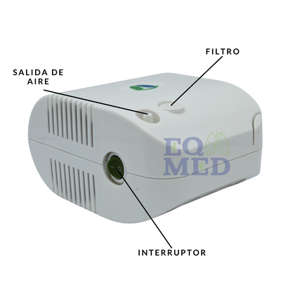 Nebulizador Compresor  Adulto/infantil Accesorios Silencioso