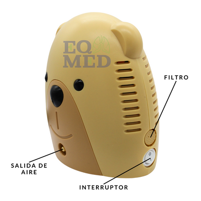 Nebulizador  Compresor Pediatrico/infantil Con Mascarilla