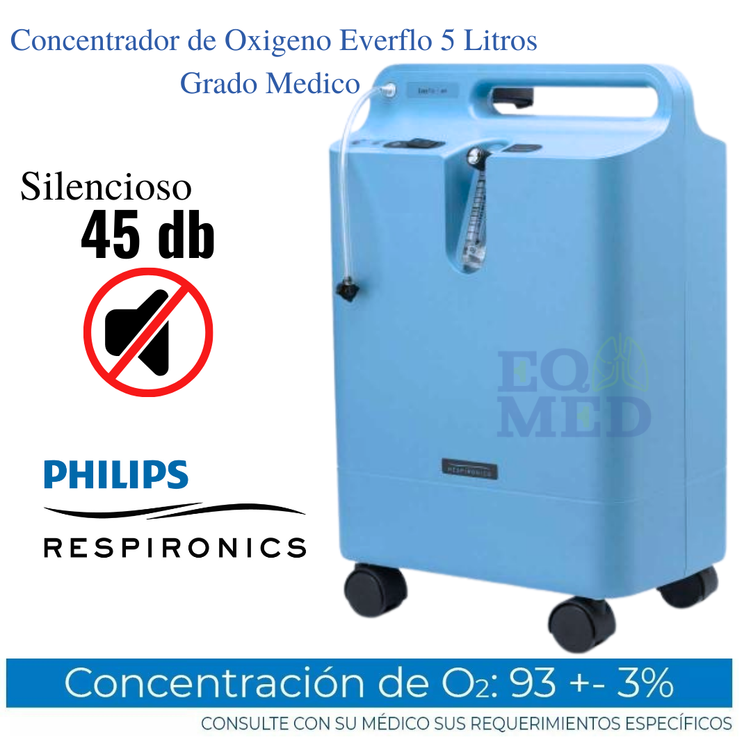 Concentrador De Oxígeno 5 Litros Everflo Philips Respironics