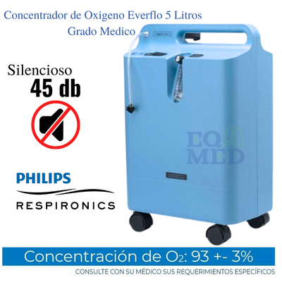 Concentrador De Oxígeno 5 Litros Everflo Philips Respironics
