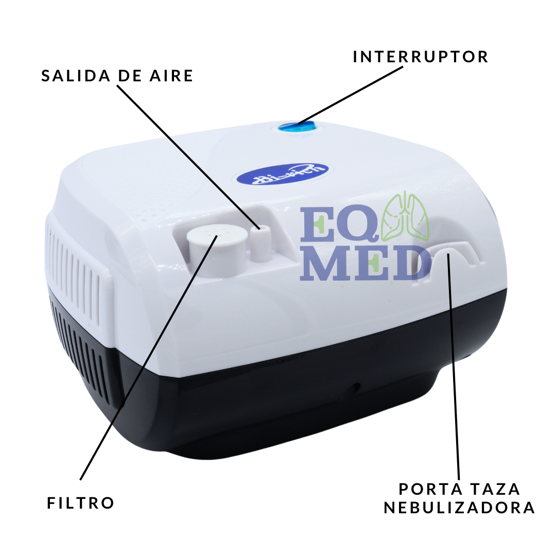 Nebulizador Adulto E Infantil Con Mascarillas Niño Y Adulto