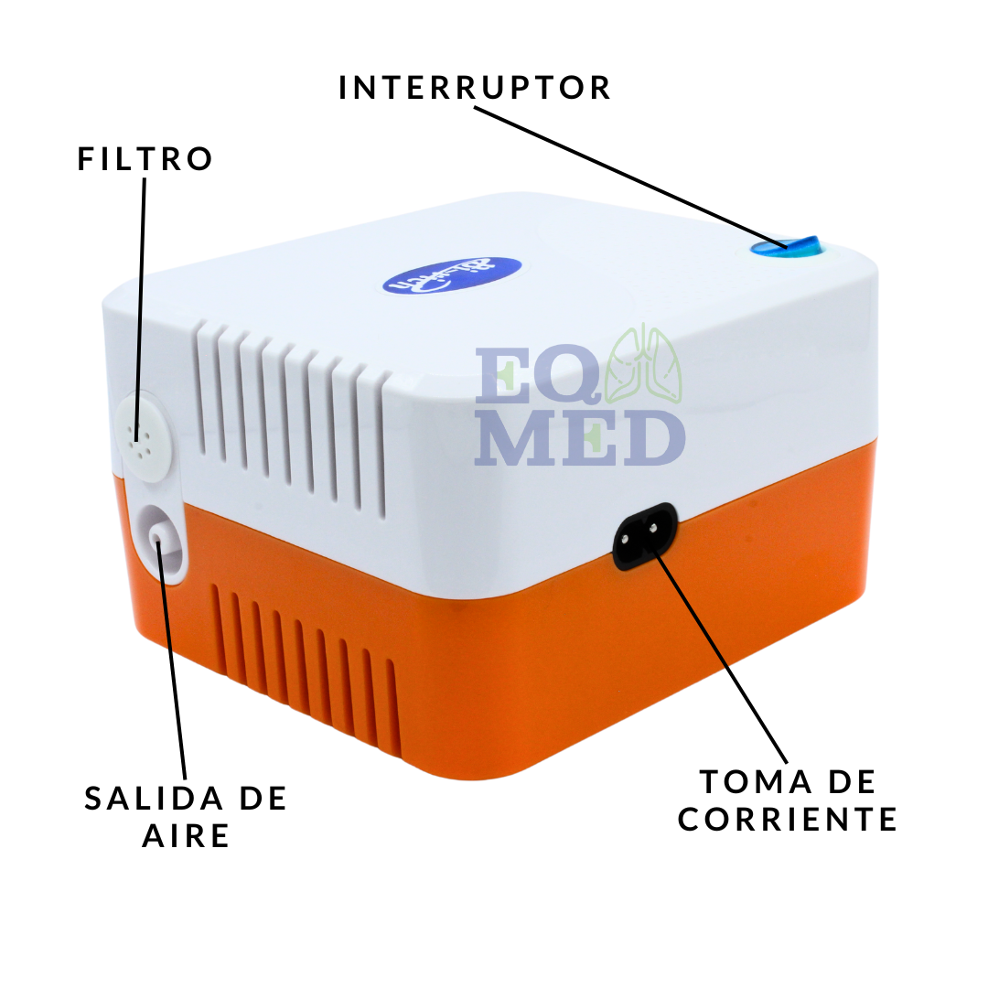Nebulizador Silencioso Adulto Y Infantil Marca Bi-rich Cn126