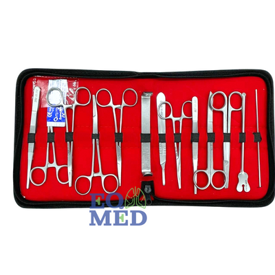 Estuche Disección De 16 Piezas Quirurgico Estudiante Set Ki