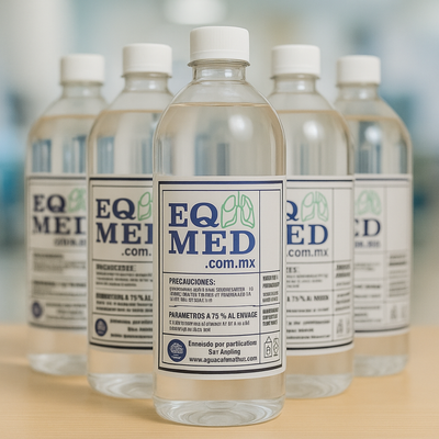 Agua Bidestilada 6 Pc De 1 Lt Desmineralizada Desionizada