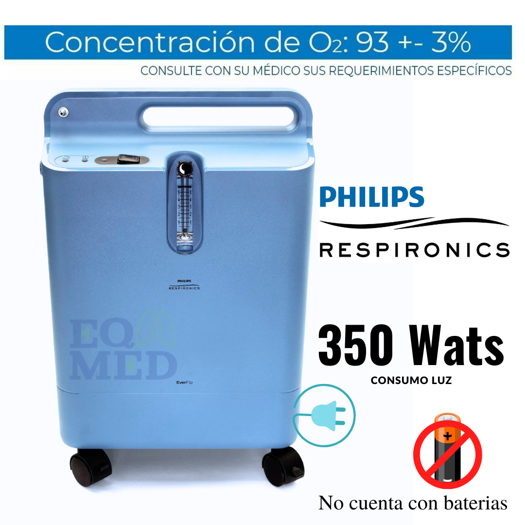 Concentrador De Oxígeno 5 Litros Everflo Philips Respironics