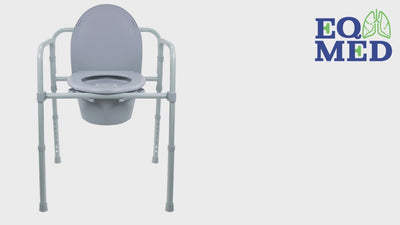 Silla Comodo Aumento Ducha Para Wc Baño Plegable 3 En 1