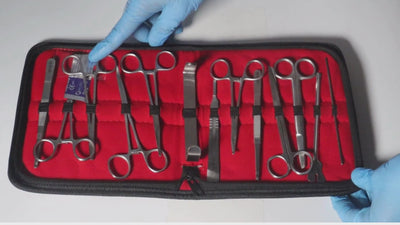 Estuche Disección De 16 Piezas Quirurgico Estudiante Set Ki